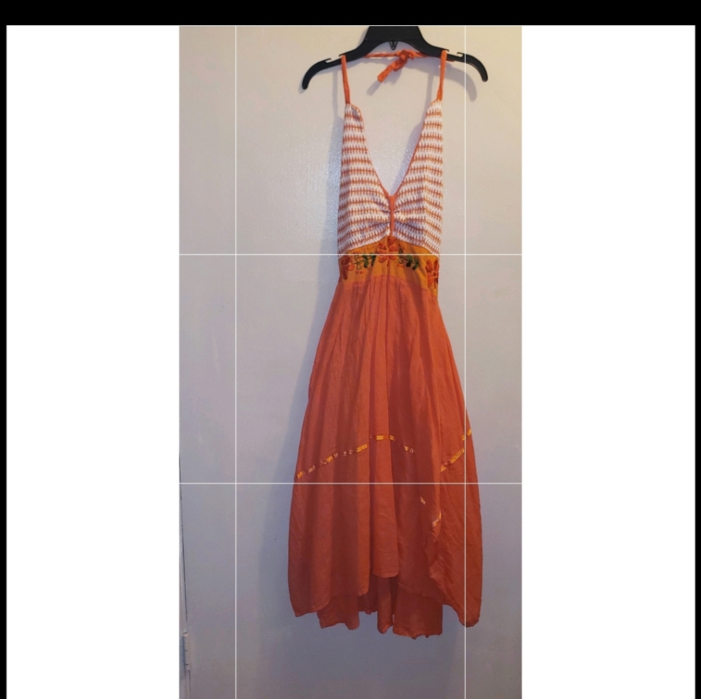 Vibrant Tangerine Dress